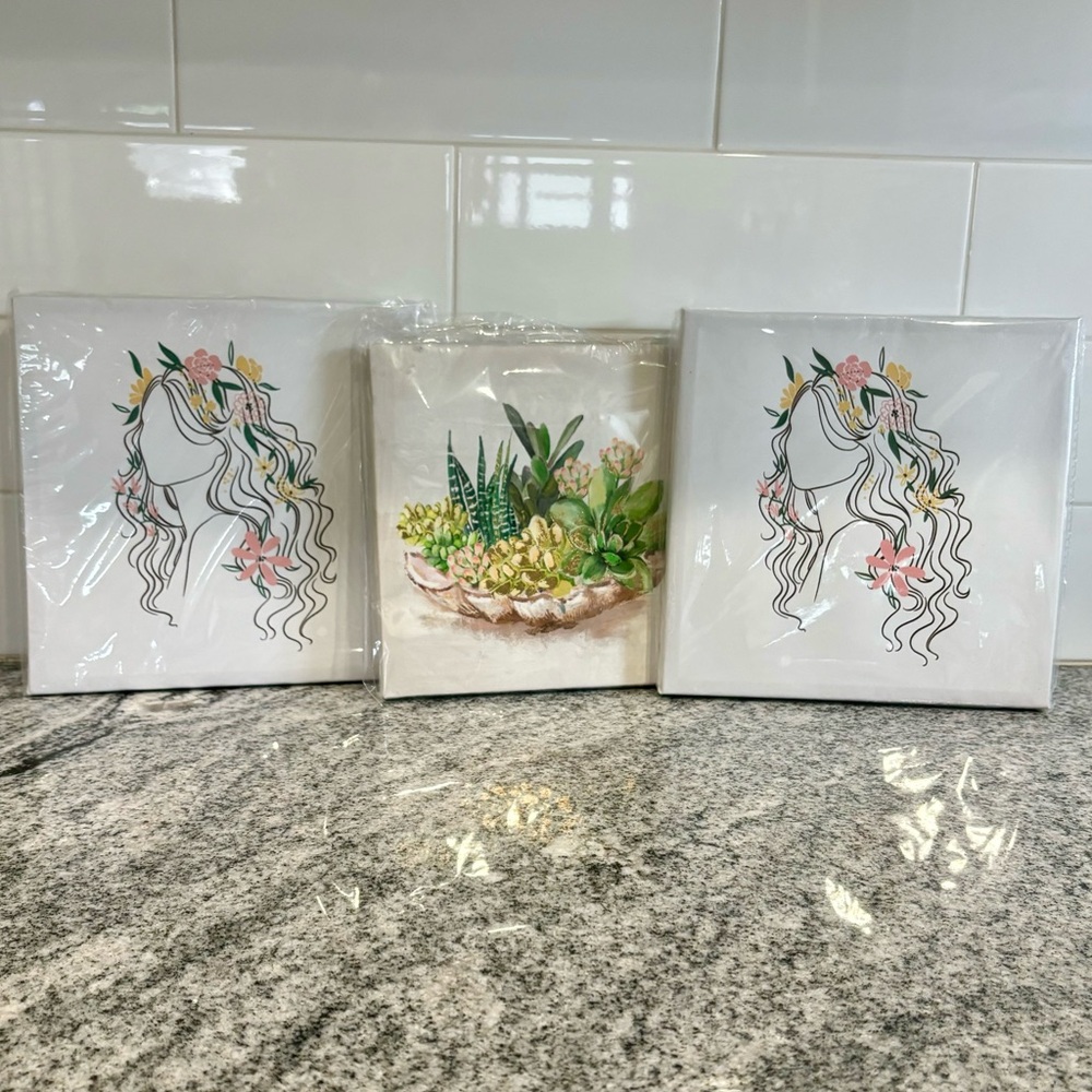 NWT Set of 3 Wall Art